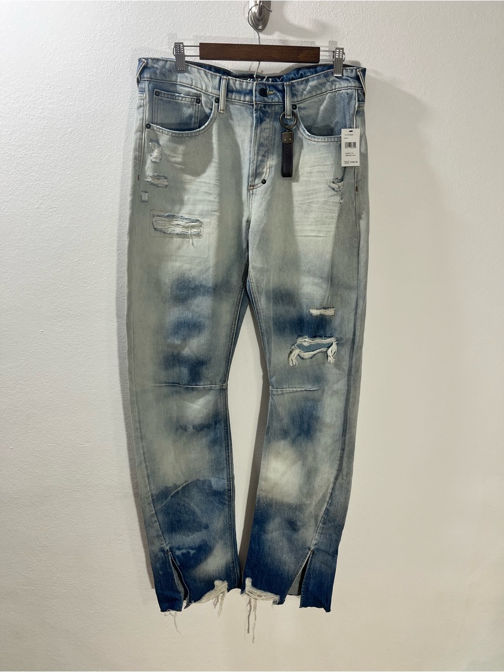 PRPS Barracuda Relaxed Fit Indigo Distressed Jeans Mens Size 33 X 34.5 NEW* $298